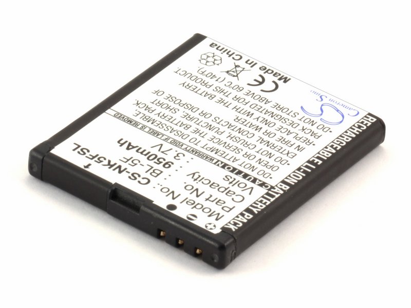 Аккумуляторная батарея CameronSino CS-NK5FSL для телефона Nokia 6210, 6260, 6290, 6710, E6
Аккумуляторная батарея CameronSino CS-NK5FSL для телефона Nokia 6210, 6260, 6290, 6710, E6