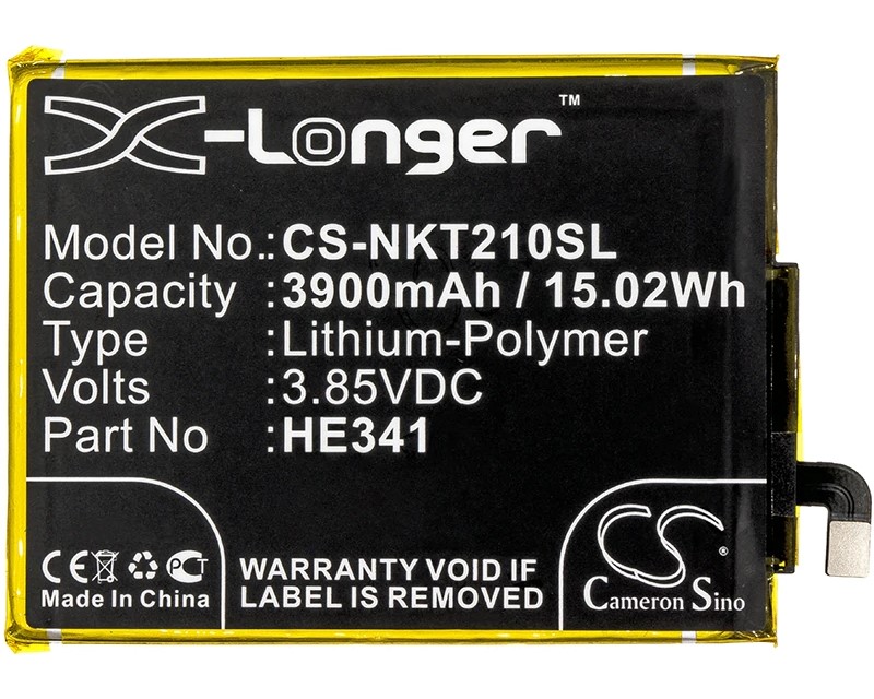 Аккумулятор CameronSino CS-NKT210SL для смартфона Nokia 2.1, TA 1029 (HE341) 3900mAh / 15.
Аккумулятор CameronSino CS-NKT210SL для смартфона Nokia 2.1, TA 1029 (HE341) 3900mAh / 15.