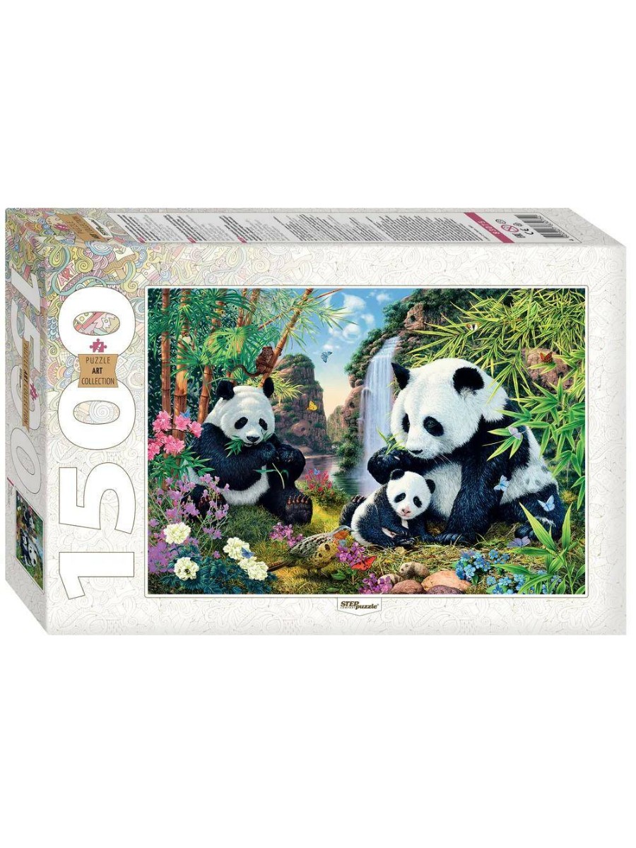 Пазлы Step Puzzle "Панды", 1500 деталей, в коробке (83075), "Панды", 1500 деталей, в коробке
Пазлы Step Puzzle "Панды", 1500 деталей, в коробке (83075), "Панды", 1500 деталей, в коробке