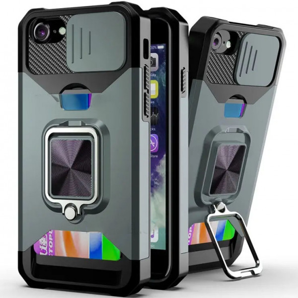 Чехол с отделением для карты для iPhone 6 / 7 / 8 / SE (2020, 2022), зеленый, Multi Case
Чехол с отделением для карты для iPhone 6 / 7 / 8 / SE (2020, 2022), зеленый, Multi Case