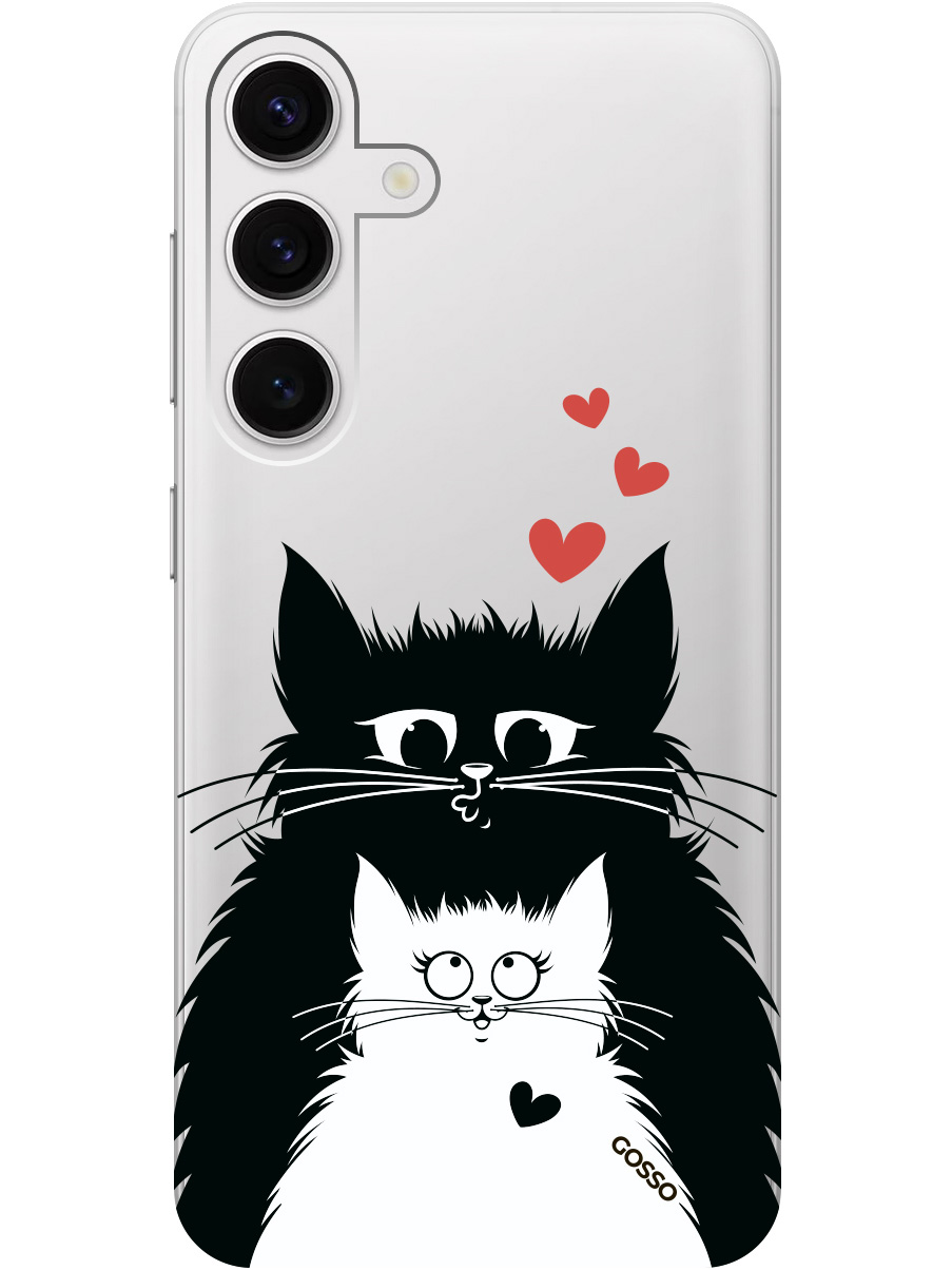 Силиконовый чехол на Samsung Galaxy S24 с рисунком "Cats in Love" прозрачный, Прозрачный;белый;красный;черный, 20011913
Силиконовый чехол на Samsung Galaxy S24 с рисунком "Cats in Love" прозрачный, Прозрачный;белый;красный;черный, 20011913