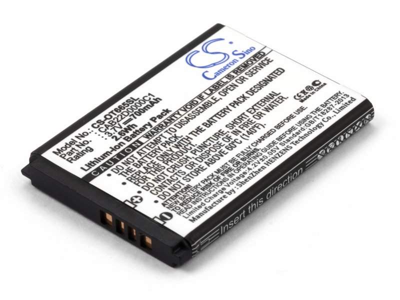 Аккумуляторная батарея CameronSino CS-OT665SL телефона Alcatel One Touch 356, 506, 665, 66
Аккумуляторная батарея CameronSino CS-OT665SL телефона Alcatel One Touch 356, 506, 665, 66