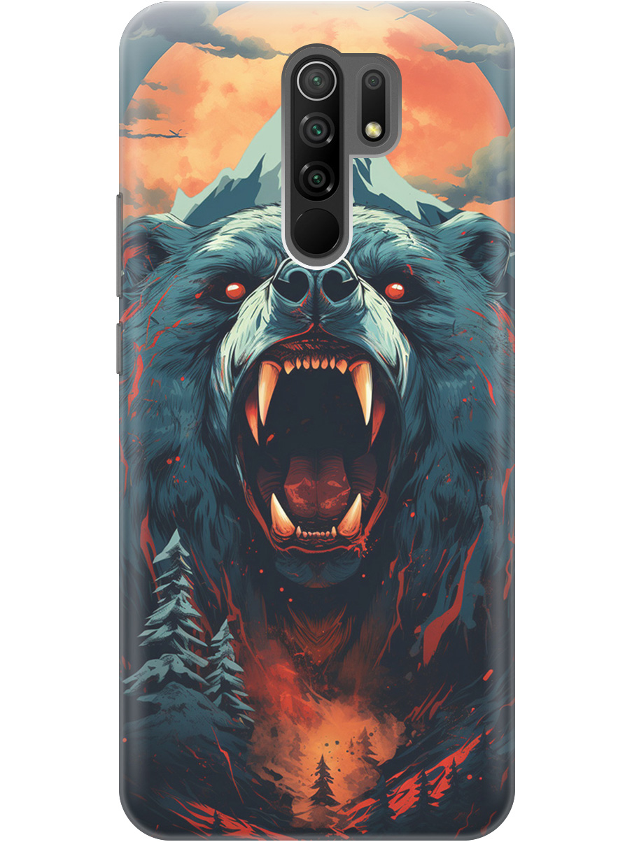 Чехол на Redmi 9 силиконовый с принтом "Гризли при красной луне", Красный;синий;черный, 20000748
Чехол на Redmi 9 силиконовый с принтом "Гризли при красной луне", Красный;синий;черный, 20000748