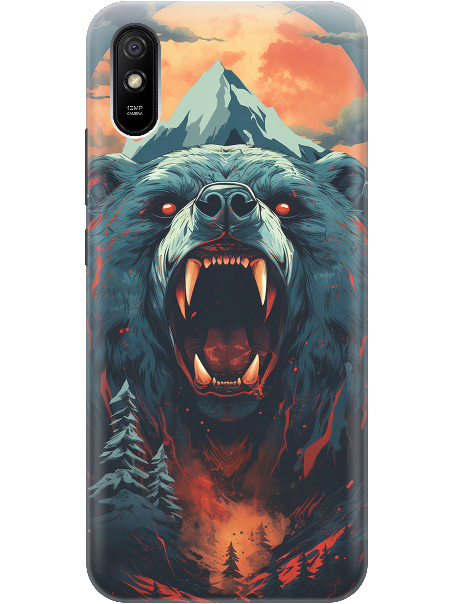 Чехол на Redmi 9A силиконовый с принтом "Гризли при красной луне", Красный;синий;черный, 20001194
Чехол на Redmi 9A силиконовый с принтом "Гризли при красной луне", Красный;синий;черный, 20001194