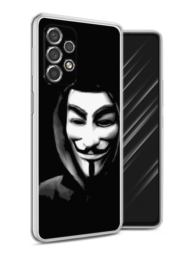 Чехол Awog на Samsung Galaxy A53 / Самсунг A53 "Анонимус", Черный;серый;белый, 2104550-5 
Чехол Awog на Samsung Galaxy A53 / Самсунг A53 "Анонимус", Черный;серый;белый, 2104550-5