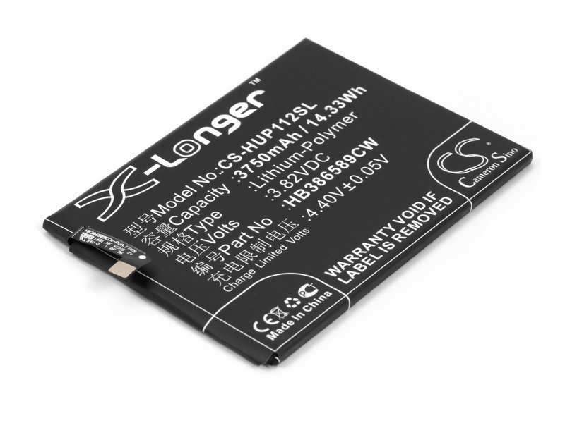 Аккумуляторная батарея CameronSino CS-HUP112SL для смартфона Huawei P10 Plus 3.82V 3750mAh
Аккумуляторная батарея CameronSino CS-HUP112SL для смартфона Huawei P10 Plus 3.82V 3750mAh