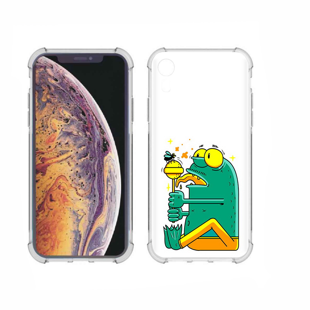 Чехол MyPads Tocco для Apple iPhone XR Зеленая лягушка с чупа чупсом, Прозрачный, Tocco
Чехол MyPads Tocco для Apple iPhone XR Зеленая лягушка с чупа чупсом, Прозрачный, Tocco
