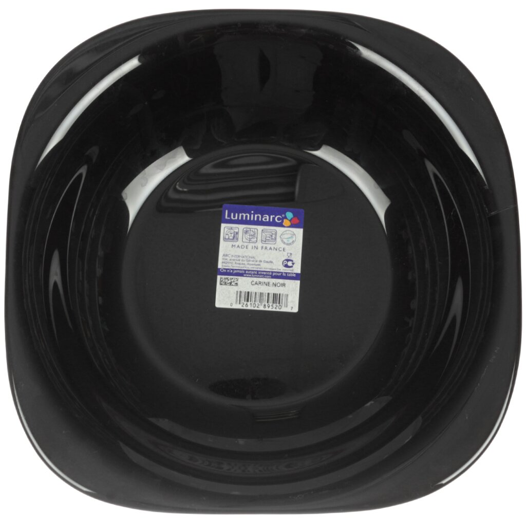 Тарелка десертная стекло 19 см квадратная Carine Black Luminarc D2372/3664/L9816 черная, Черный
Тарелка десертная стекло 19 см квадратная Carine Black Luminarc D2372/3664/L9816 черная, Черный