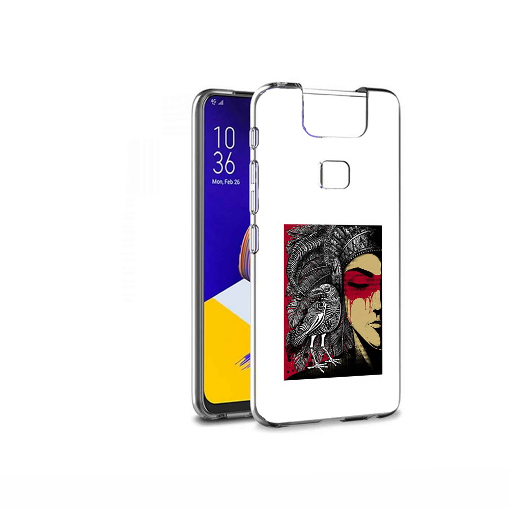 Чехол MyPads Tocco для Asus ZenFone 6 (ZS630KL) девушка с вороном в абстракции, Прозрачный, Tocco
Чехол MyPads Tocco для Asus ZenFone 6 (ZS630KL) девушка с вороном в абстракции, Прозрачный, Tocco