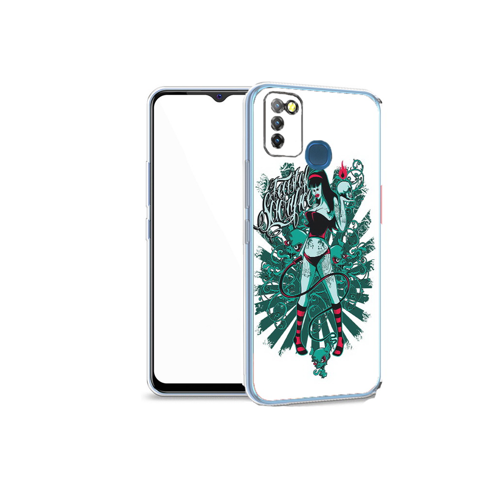 Чехол MyPads Tocco для Infinix Hot 10 Lite нарисованная девушка в татуировках, Прозрачный, Tocco
Чехол MyPads Tocco для Infinix Hot 10 Lite нарисованная девушка в татуировках, Прозрачный, Tocco