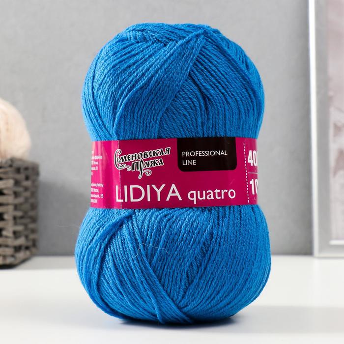 Пряжа Lidiya quatro (Лидия кватро) 50% шерсть, 50% акрил 400м/100гр (131 мадонна), Голубой
Пряжа Lidiya quatro (Лидия кватро) 50% шерсть, 50% акрил 400м/100гр (131 мадонна), Голубой
