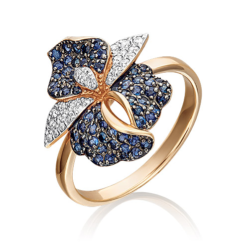 Кольцо из золота с сапфиром/бриллиантом р. 18 PLATINA jewelry 01-1384-00-105-1110-30, 01-1384-00-105-1110-30
Кольцо из золота с сапфиром/бриллиантом р. 18 PLATINA jewelry 01-1384-00-105-1110-30, 01-1384-00-105-1110-30