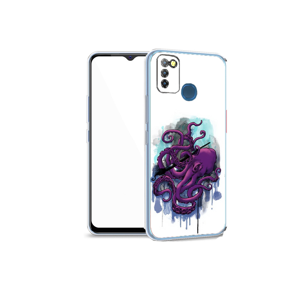 Чехол MyPads Tocco для Infinix Hot 10 Lite фиолетовый осьминог, Прозрачный, Tocco
Чехол MyPads Tocco для Infinix Hot 10 Lite фиолетовый осьминог, Прозрачный, Tocco