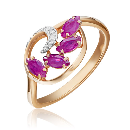 Кольцо из золота р. 17,5 PLATINA jewelry 01-1449-00-107-1110-30, рубин\бриллиант, 01-1449-00-107-1110-30
Кольцо из золота р. 17,5 PLATINA jewelry 01-1449-00-107-1110-30, рубин\бриллиант, 01-1449-00-107-1110-30