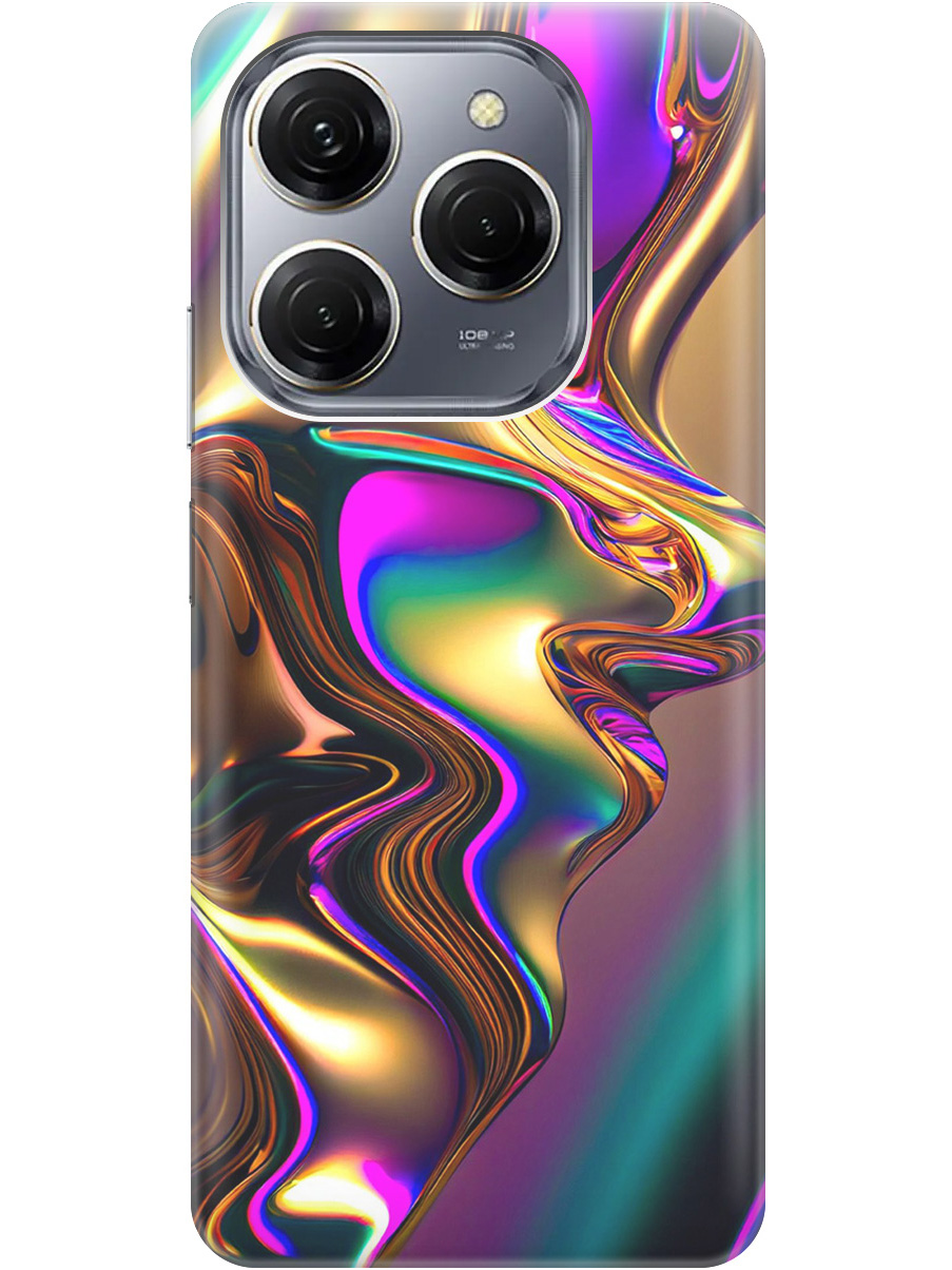 Силиконовый чехол на Tecno Spark 20 Pro с принтом "Золотистая абстракция", Прозрачный;золотистый;фиолетовый, 779829031
Силиконовый чехол на Tecno Spark 20 Pro с принтом "Золотистая абстракция", Прозрачный;золотистый;фиолетовый, 779829031