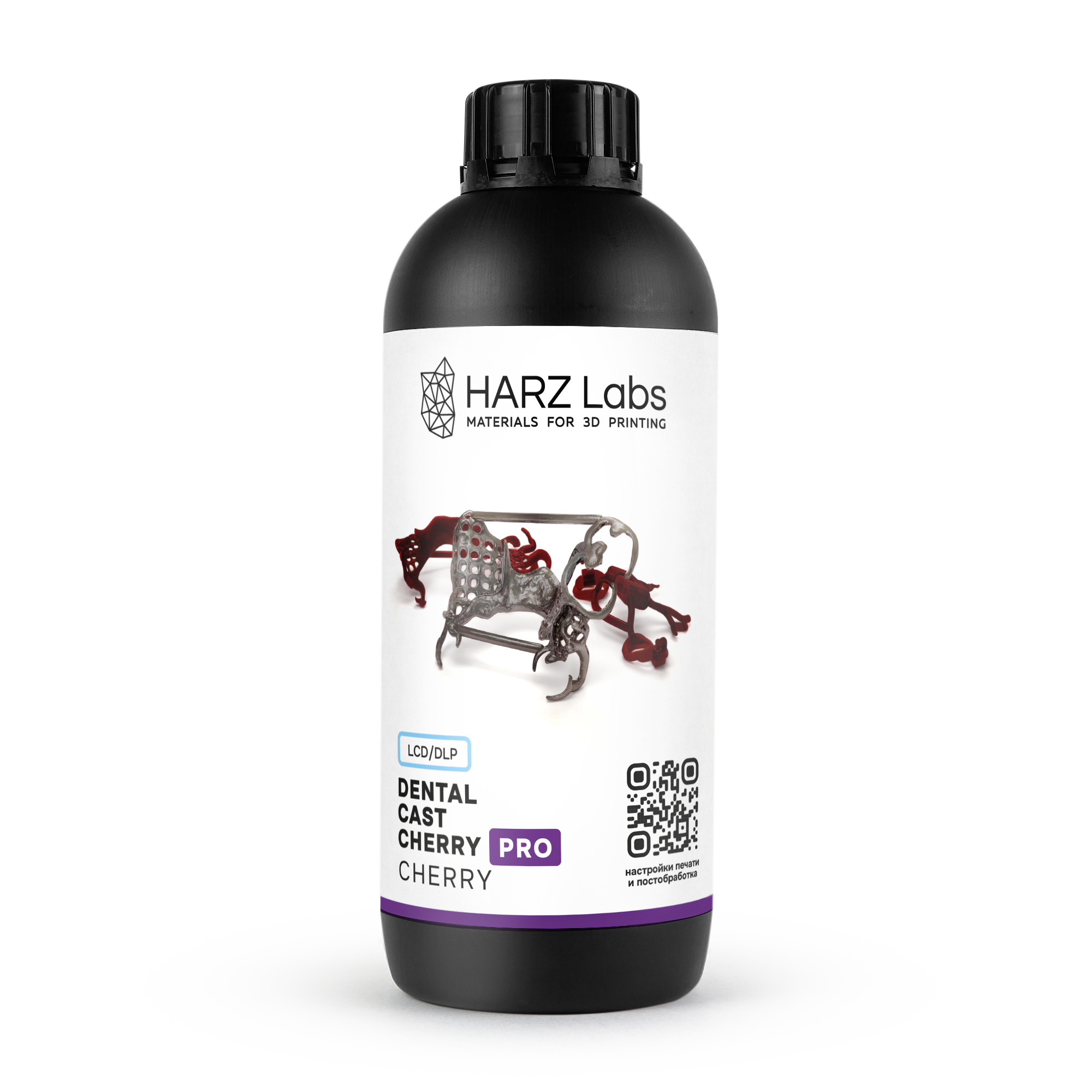 Фотополимерная смола HARZ Labs Dental Cast Cherry PRO вишневый (23570), Красный, Dental Cast Cherry PRO
Фотополимерная смола HARZ Labs Dental Cast Cherry PRO вишневый (23570), Красный, Dental Cast Cherry PRO