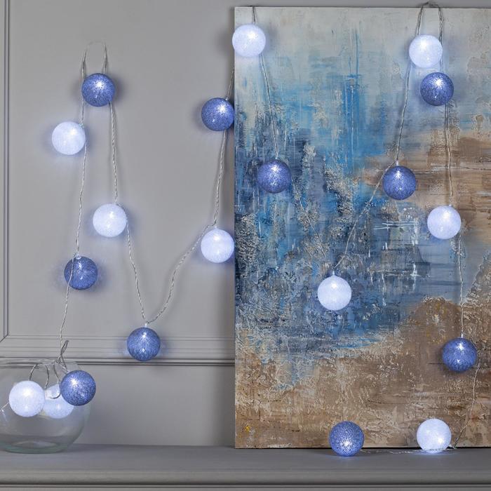 Световая гирлянда новогодняя Luazon Lighting Клубки снежные 3590729 5 м белый холодный, Клубки снежные
Световая гирлянда новогодняя Luazon Lighting Клубки снежные 3590729 5 м белый холодный, Клубки снежные