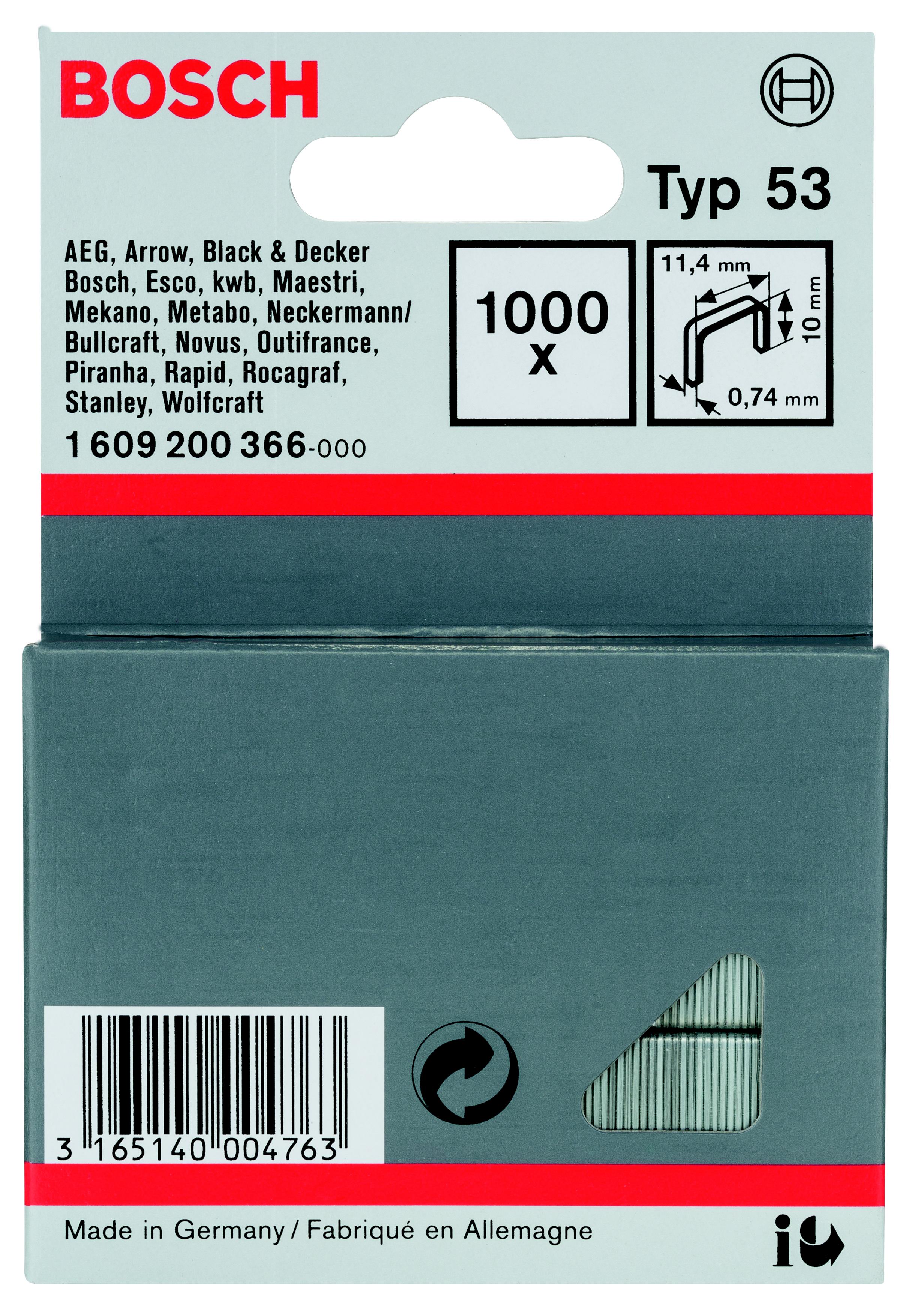Скобы для степлера BOSCH 1609200366 10 мм, тип 53, 1000 шт., 1609200366 10 мм, тип 53, 1000 шт.
Скобы для степлера BOSCH 1609200366 10 мм, тип 53, 1000 шт., 1609200366 10 мм, тип 53, 1000 шт.