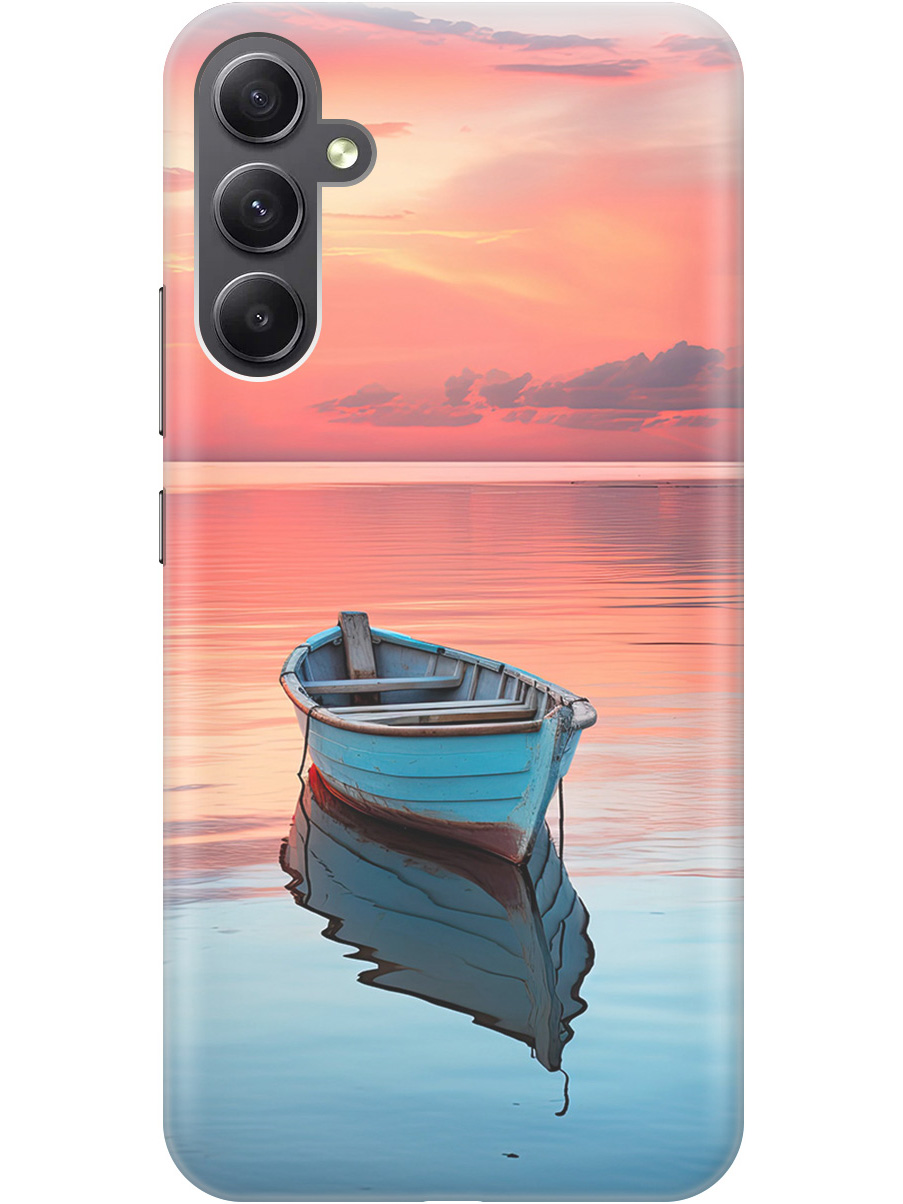 Силиконовый чехол на Samsung Galaxy A34 5G с принтом "Одинокая лодка", Прозрачный;голубой;синий;розовый, 769297541
Силиконовый чехол на Samsung Galaxy A34 5G с принтом "Одинокая лодка", Прозрачный;голубой;синий;розовый, 769297541