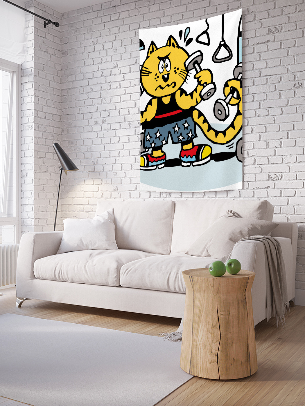 Вертикальное фотопанно на стену JoyArty Кот на тренировке 150x200 см, Кот на тренировке
Вертикальное фотопанно на стену JoyArty Кот на тренировке 150x200 см, Кот на тренировке