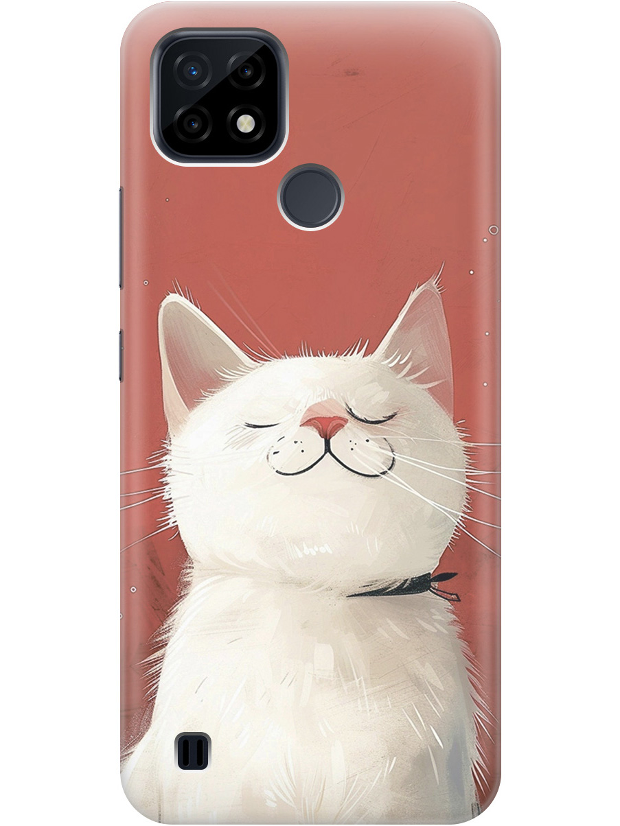 Силиконовый чехол на realme C21 с принтом "Гордый котик", Прозрачный;белый;красный, 726147512
Силиконовый чехол на realme C21 с принтом "Гордый котик", Прозрачный;белый;красный, 726147512