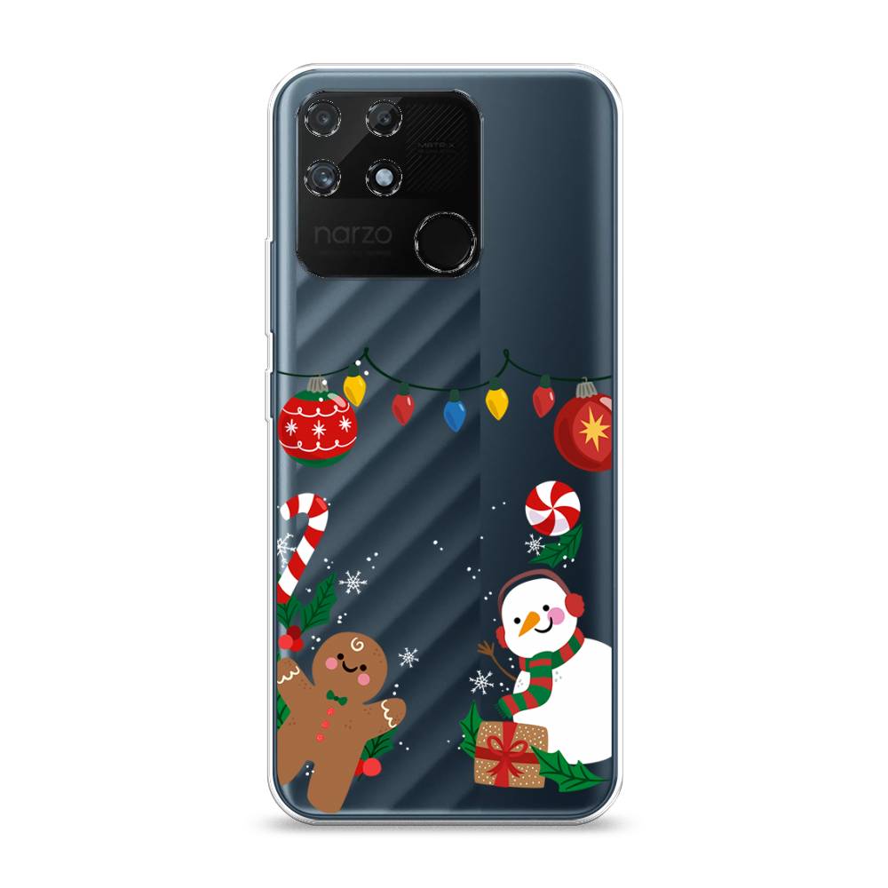 Чехол на Realme Narzo 50A "Новогоднее настроение", Коричневый;красный;зеленый, 258450-5
Чехол на Realme Narzo 50A "Новогоднее настроение", Коричневый;красный;зеленый, 258450-5