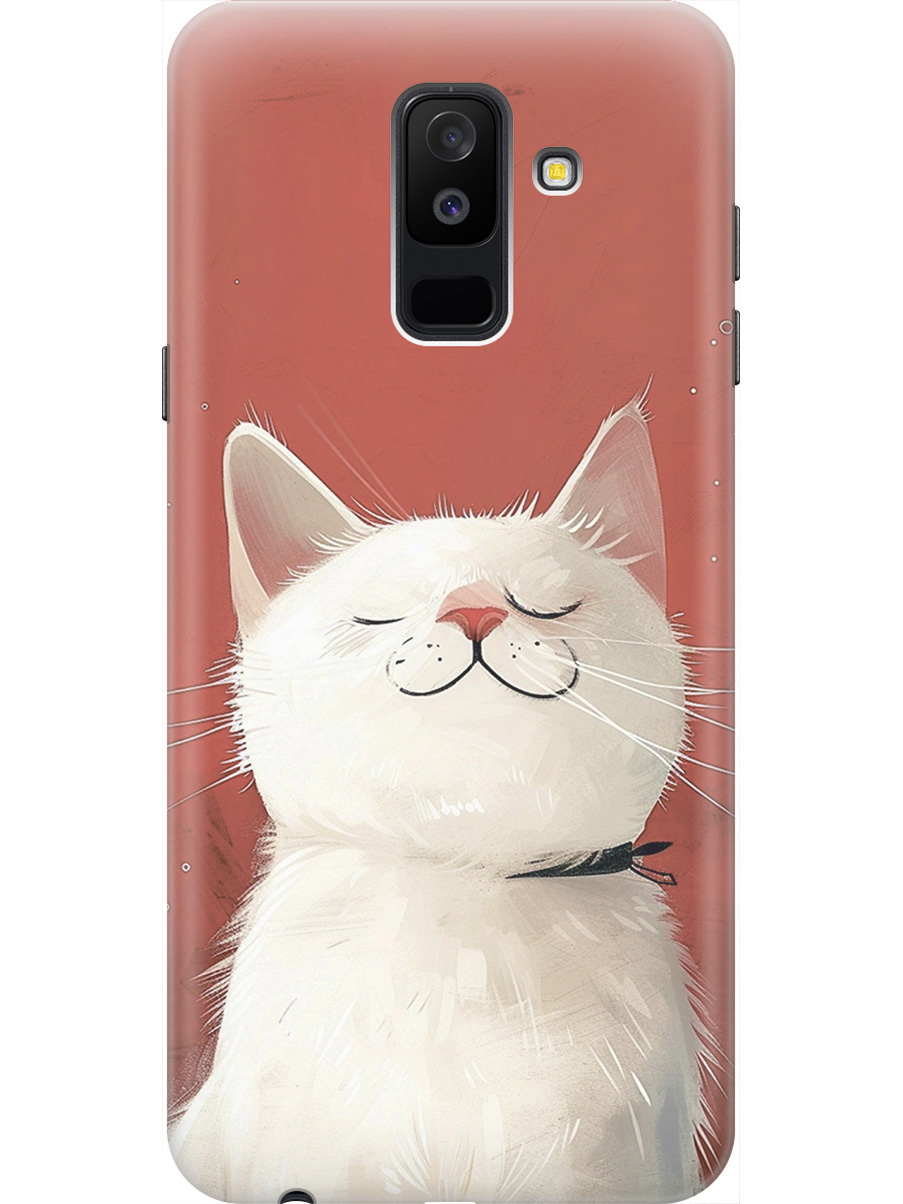 Силиконовый чехол на Samsung Galaxy A6+ (2018) с принтом "Гордый котик", Прозрачный;белый;красный, 717872112
Силиконовый чехол на Samsung Galaxy A6+ (2018) с принтом "Гордый котик", Прозрачный;белый;красный, 717872112