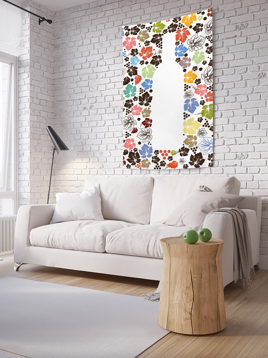 Вертикальное фотопанно на стену JoyArty Цветные виноградные листья 150x200 см, Цветные виноградные листья
Вертикальное фотопанно на стену JoyArty Цветные виноградные листья 150x200 см, Цветные виноградные листья