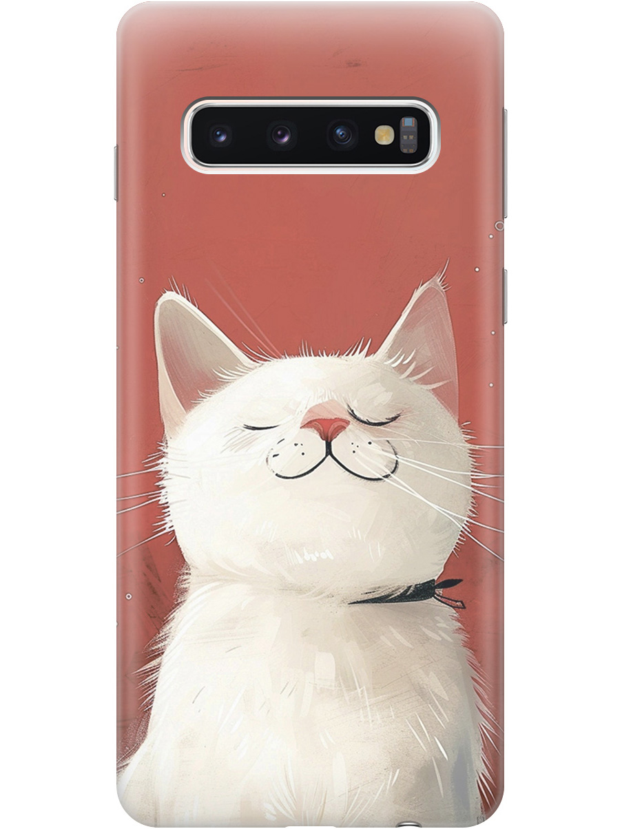 Силиконовый чехол на Samsung Galaxy S10 с принтом "Гордый котик", Прозрачный;белый;красный, 720461312
Силиконовый чехол на Samsung Galaxy S10 с принтом "Гордый котик", Прозрачный;белый;красный, 720461312