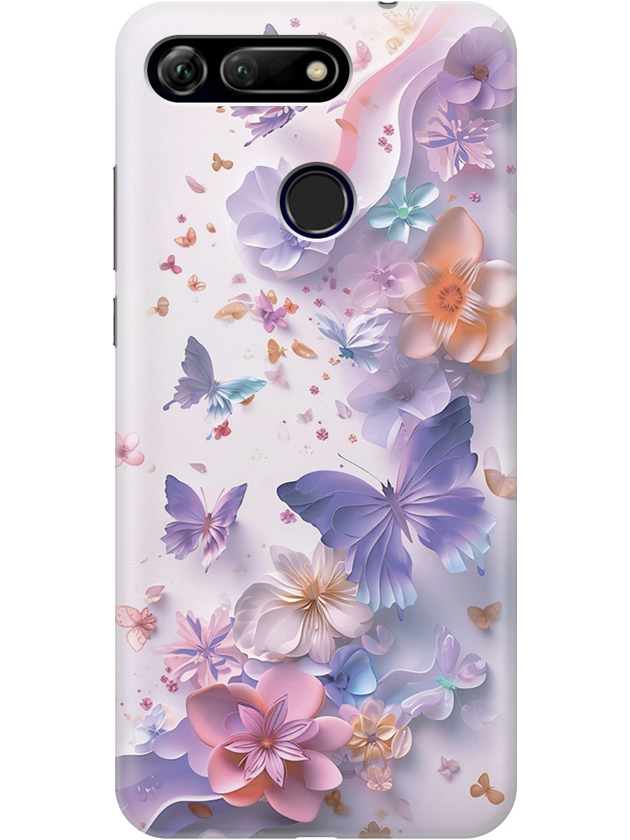 Силиконовый чехол на Honor View 20 (V20) с принтом "Фиолетовые бабочки и бумажные цветы", Прозрачный;розовый;фиолетовый, 720257722
Силиконовый чехол на Honor View 20 (V20) с принтом "Фиолетовые бабочки и бумажные цветы", Прозрачный;розовый;фиолетовый, 720257722