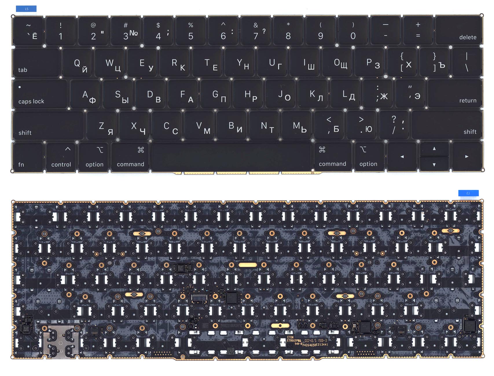 Клавиатура для ноутбука Apple MacBook Pro Retina 13" 15" A1990 2018 плоск. Enter черная
Клавиатура для ноутбука Apple MacBook Pro Retina 13" 15" A1990 2018 плоск. Enter черная