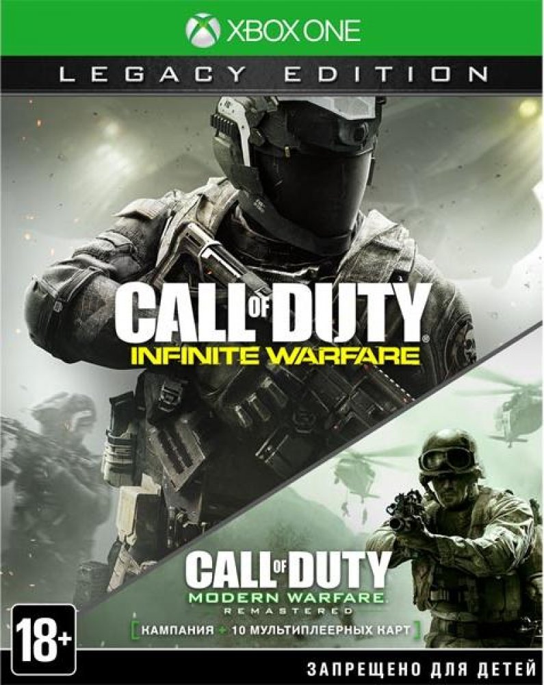 Игра Call of Duty: Infinite Warfare+Modern Warfare Legasy Edition (Xbox One, англ. язык)
Игра Call of Duty: Infinite Warfare+Modern Warfare Legasy Edition (Xbox One, англ. язык)