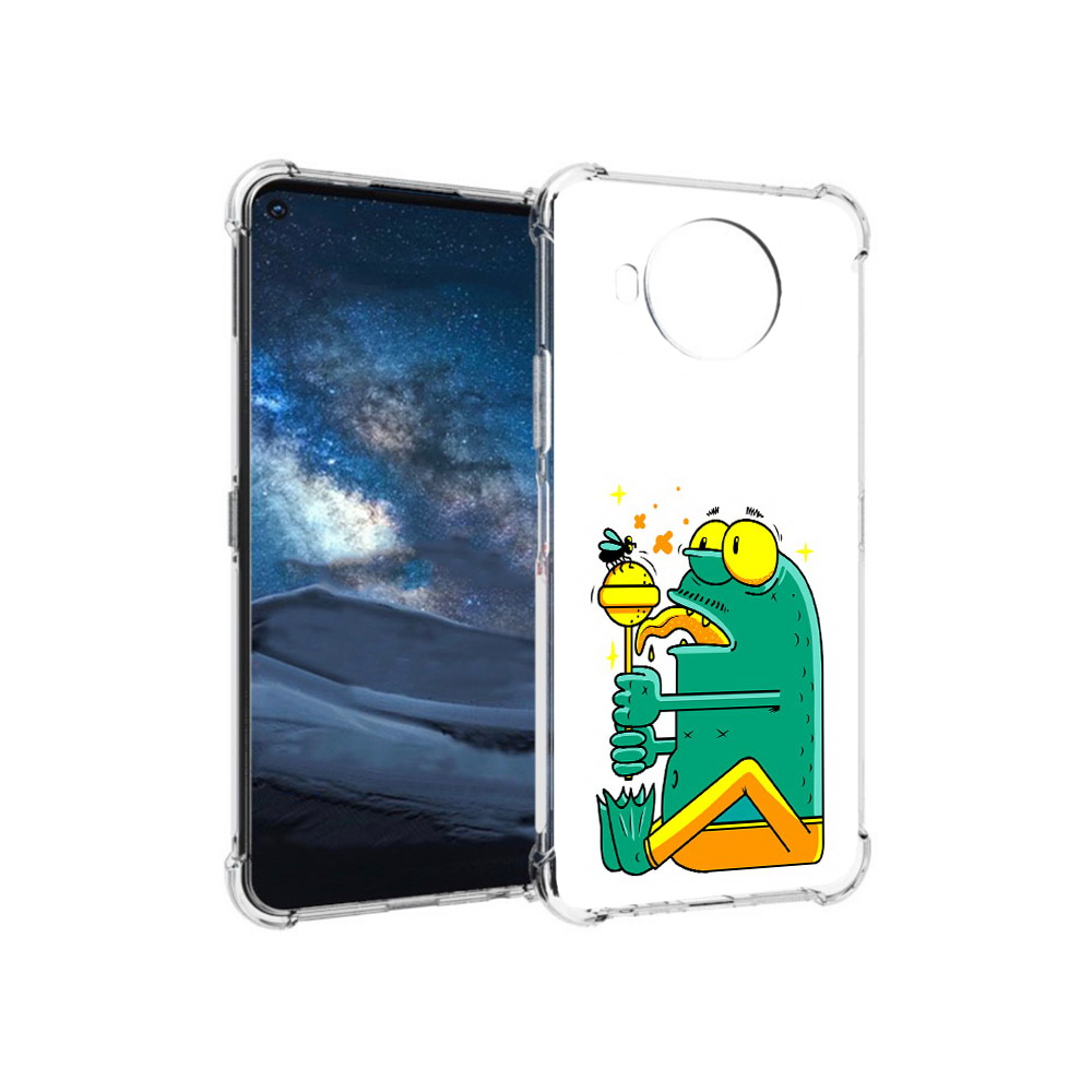 Чехол MyPads Tocco для Nokia 8.3 Зеленая лягушка с чупа чупсом (PT227053.110.85), Прозрачный, Tocco
Чехол MyPads Tocco для Nokia 8.3 Зеленая лягушка с чупа чупсом (PT227053.110.85), Прозрачный, Tocco