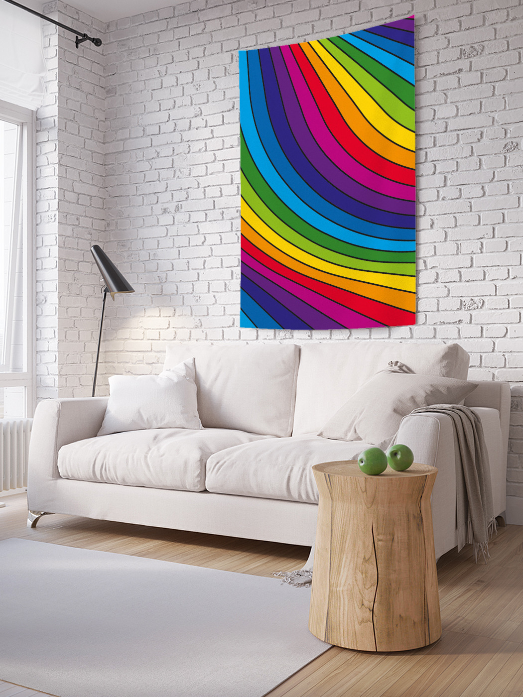 Вертикальное фотопанно на стену JoyArty Абстрактные радужные полосы 150x200 см, Абстрактные радужные полосы
Вертикальное фотопанно на стену JoyArty Абстрактные радужные полосы 150x200 см, Абстрактные радужные полосы