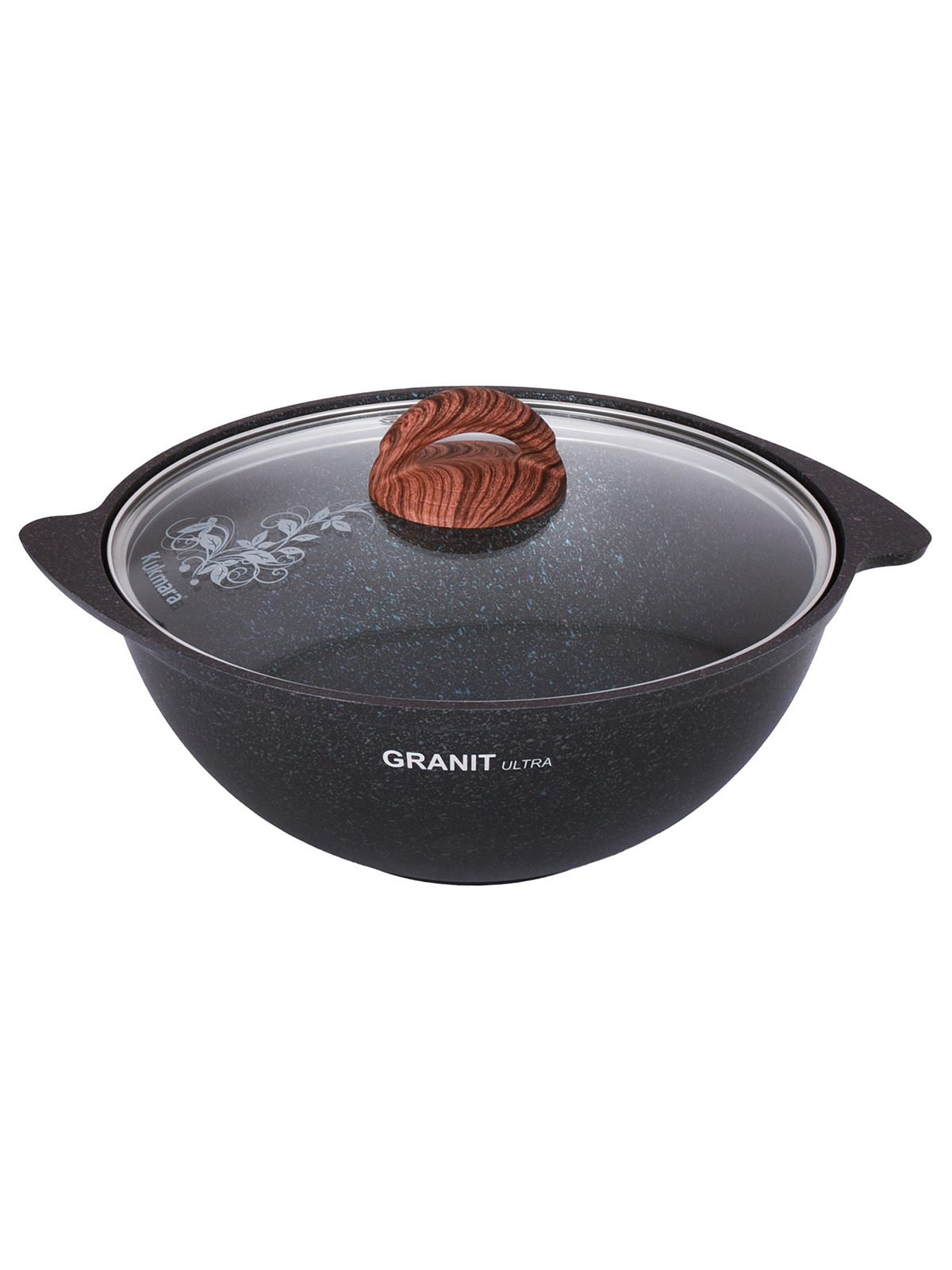Казан Kukmara Granit ultra с антипригарным покрытием алюминиевый 4,5 л, Черный
Казан Kukmara Granit ultra с антипригарным покрытием алюминиевый 4,5 л, Черный