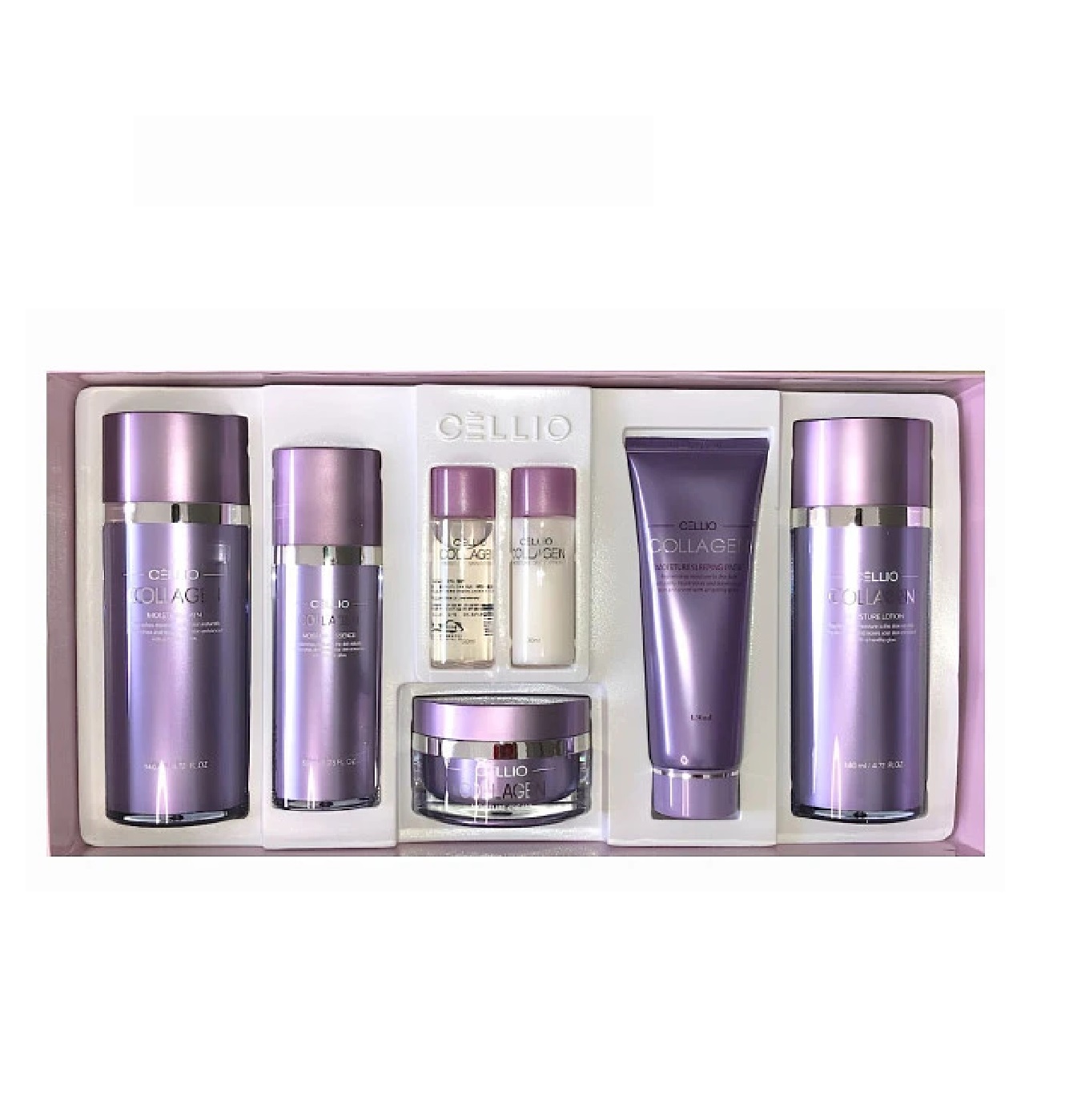 Набор для лица DR.CELLIO Cellio Collagen Moisture 5 Set с коллагеном 650 мл, Cellio Collagen Moisture 5 Set
Набор для лица DR.CELLIO Cellio Collagen Moisture 5 Set с коллагеном 650 мл, Cellio Collagen Moisture 5 Set