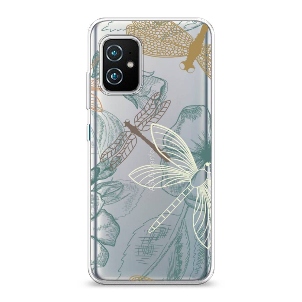 фото Чехол awog "тени стрекоз" для asus zenfone 8