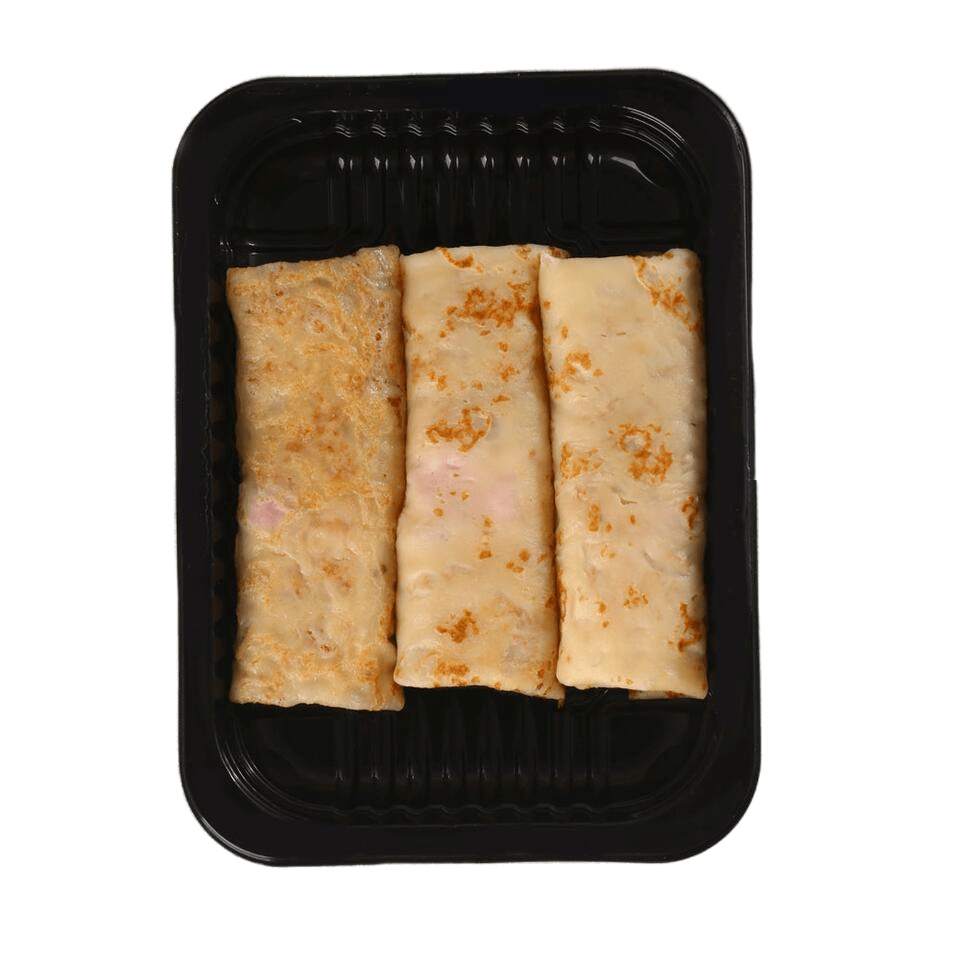 Блинчики МясновЪ ШЕФ-ПОВАР с черникой и малиной 
Блинчики МясновЪ ШЕФ-ПОВАР с черникой и малиной