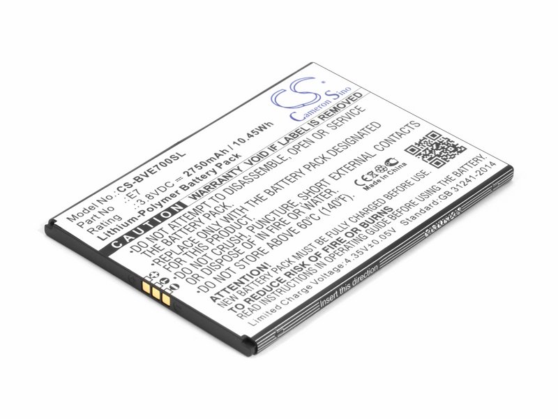 Аккумуляторная батарея CS-BVE700SL для телефона Blackview E7, E7s 2750mah
Аккумуляторная батарея CS-BVE700SL для телефона Blackview E7, E7s 2750mah