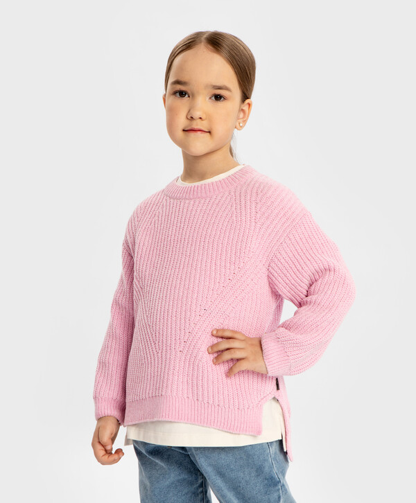 Свитер мягкий с асимметричным низом розовый для девочки Button Blue, 116, 224BBGMC3301, 224BBGMC3301 
Свитер мягкий с асимметричным низом розовый для девочки Button Blue, 116, 224BBGMC3301, 224BBGMC3301