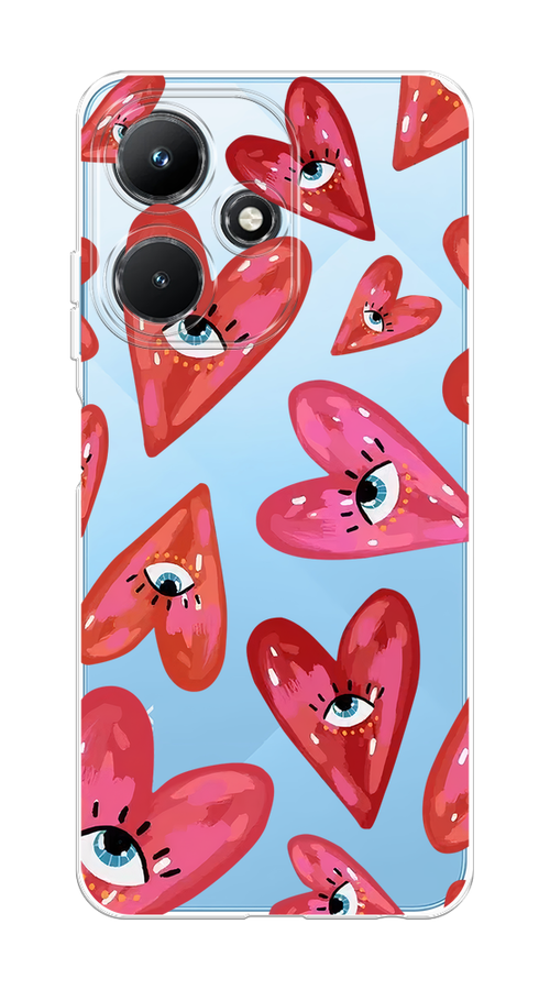 Чехол Homey на Infinix Hot 30i "Сердечки с глазами", Коричневый;красный;розовый, 3104150-1
Чехол Homey на Infinix Hot 30i "Сердечки с глазами", Коричневый;красный;розовый, 3104150-1