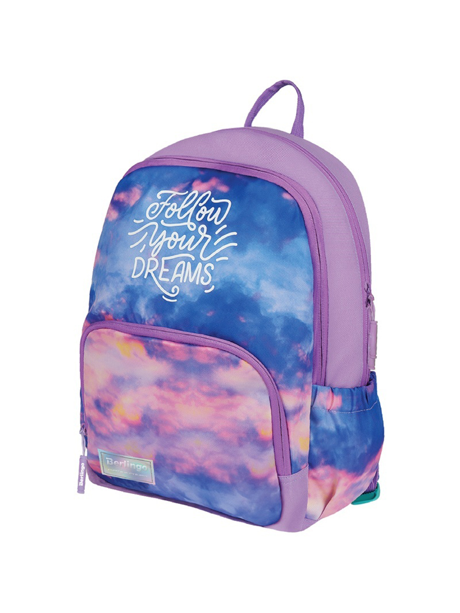 Рюкзак Berlingo Light Sky lilac 39 2 отделения 3 кармана RU08013, Фиолетовый, Light Sky lilac, 39, 5х28х16 см, 2 отделения, 3 кармана
Рюкзак Berlingo Light Sky lilac 39 2 отделения 3 кармана RU08013, Фиолетовый, Light Sky lilac, 39, 5х28х16 см, 2 отделения, 3 кармана