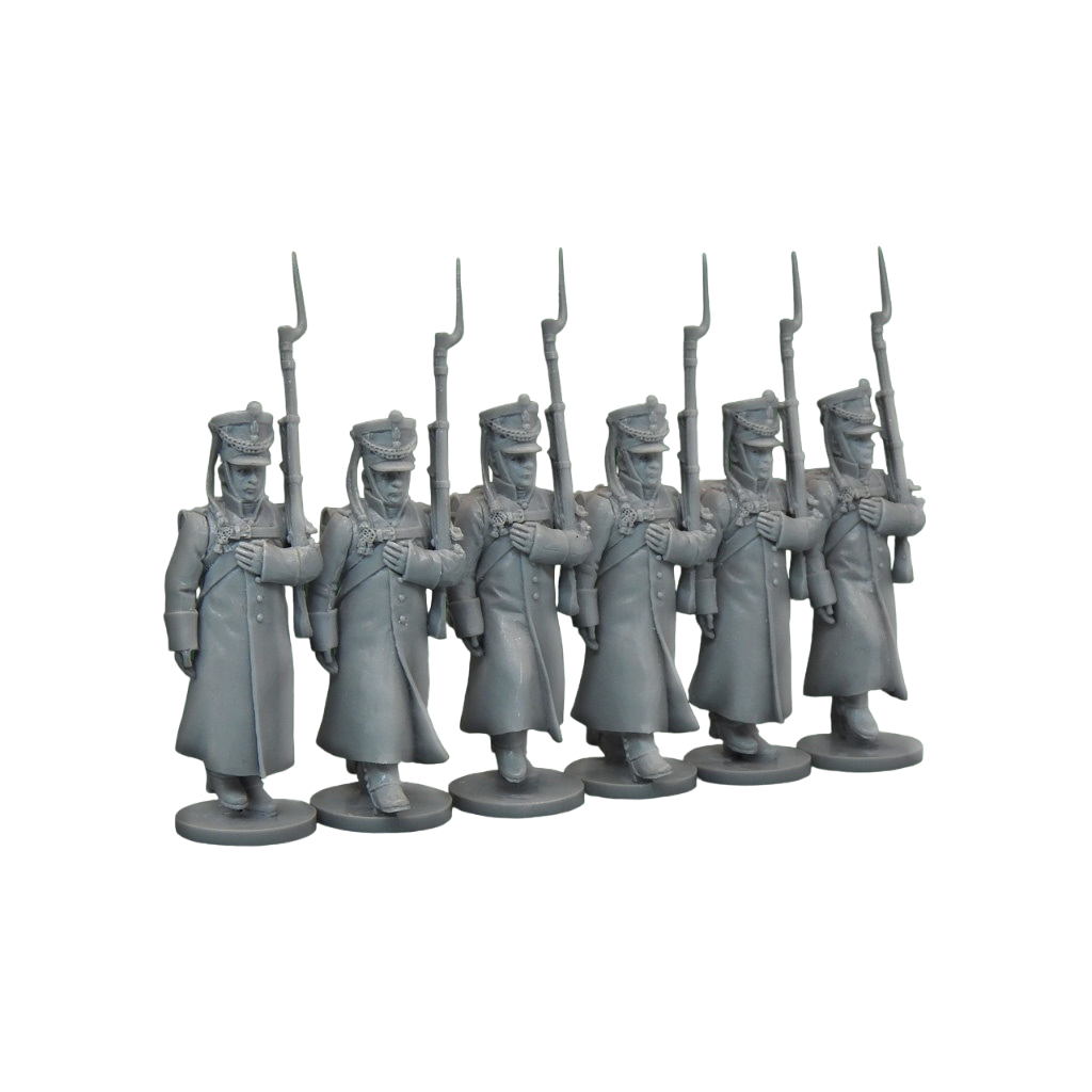 017.12АП Русская лгкая пехота: егерская рота в шинелях
017.12АП Русская лгкая пехота: егерская рота в шинелях