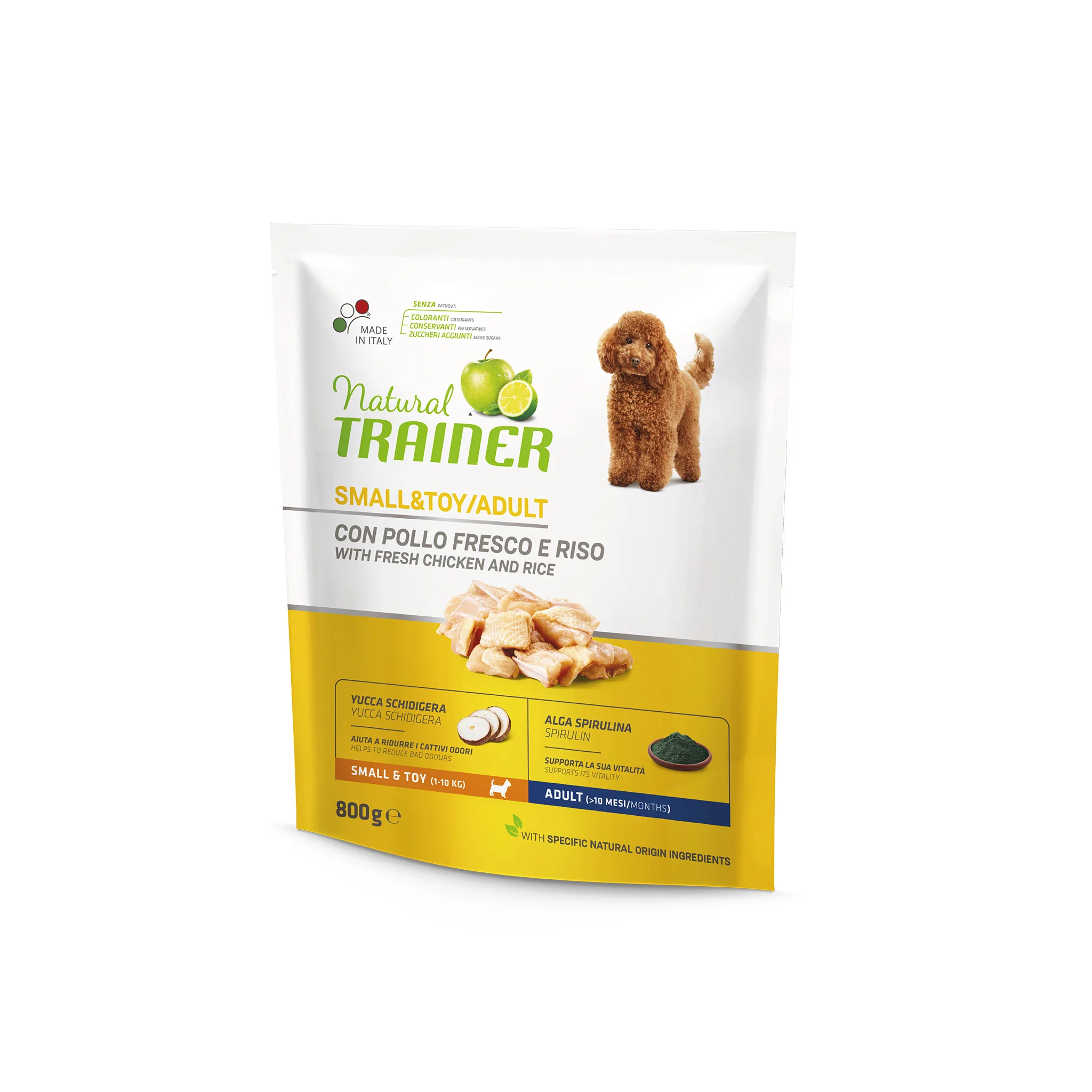 Сухой корм для собак TRAINER Natural Adult Mini, для мелких пород, курица, рис, 0,8кг, Natural Adult Mini
Сухой корм для собак TRAINER Natural Adult Mini, для мелких пород, курица, рис, 0,8кг, Natural Adult Mini