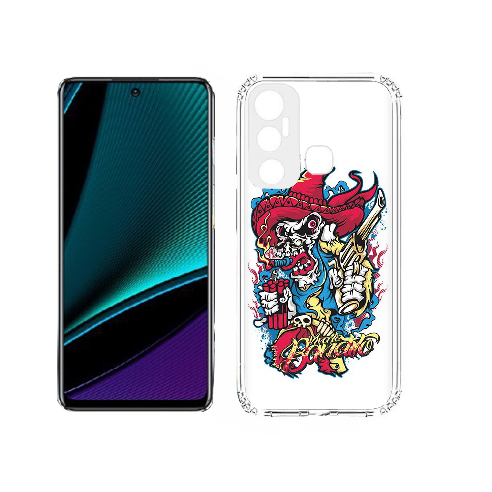 Чехол MyPads Tocco для Infinix Hot 11s нарисованный скелет с писталетом, Прозрачный, Tocco
Чехол MyPads Tocco для Infinix Hot 11s нарисованный скелет с писталетом, Прозрачный, Tocco