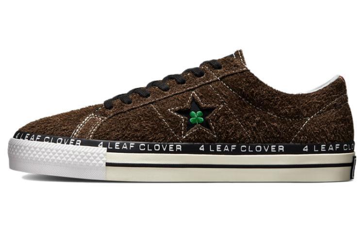 Кеды унисекс Converse Patta One Star 4 Leaf Clover коричневые 39 EU, Коричневый, Patta x Converse One Star 4 Leaf Clover
Кеды унисекс Converse Patta One Star 4 Leaf Clover коричневые 39 EU, Коричневый, Patta x Converse One Star 4 Leaf Clover