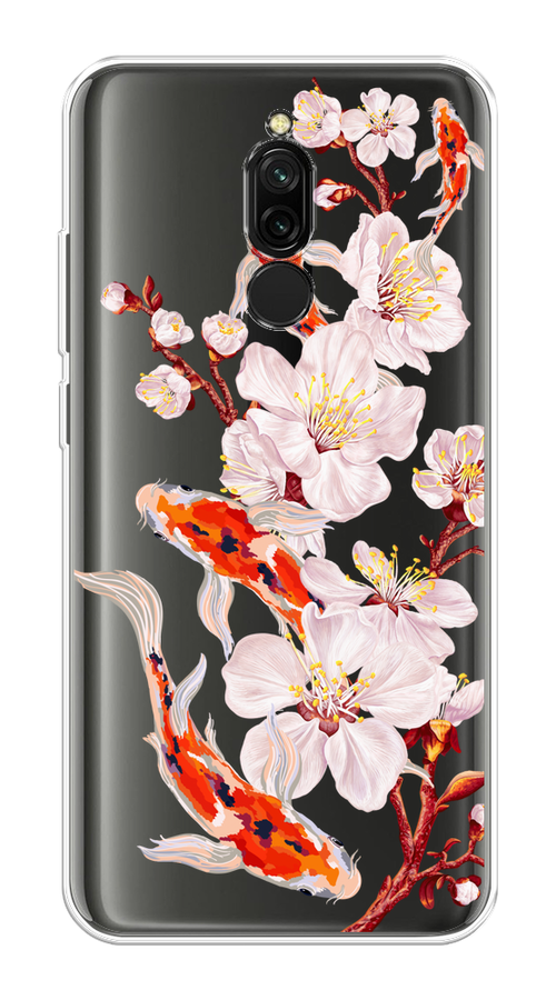 Чехол на Xiaomi Redmi 8 "Карпы и сакура", Оранжевый;розовый;бежевый;прозрачный, 37150-1
Чехол на Xiaomi Redmi 8 "Карпы и сакура", Оранжевый;розовый;бежевый;прозрачный, 37150-1