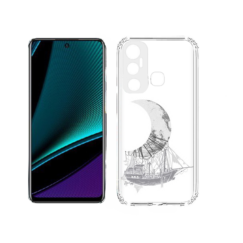 Чехол MyPads Tocco для Infinix Hot 11s черно белый корабль полумесяц, Прозрачный, Tocco
Чехол MyPads Tocco для Infinix Hot 11s черно белый корабль полумесяц, Прозрачный, Tocco