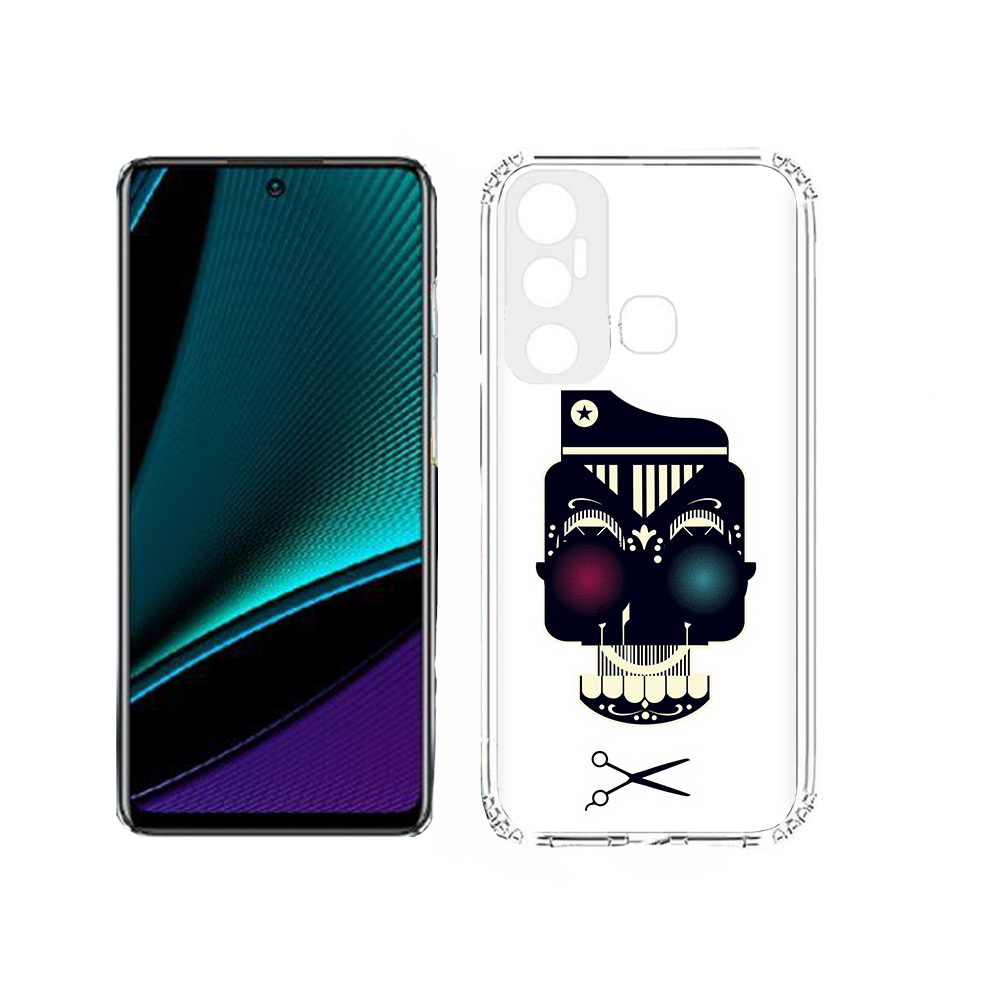 Чехол MyPads Tocco для Infinix Hot 11s черно белый скелет с яркими глазами, Прозрачный, Tocco
Чехол MyPads Tocco для Infinix Hot 11s черно белый скелет с яркими глазами, Прозрачный, Tocco