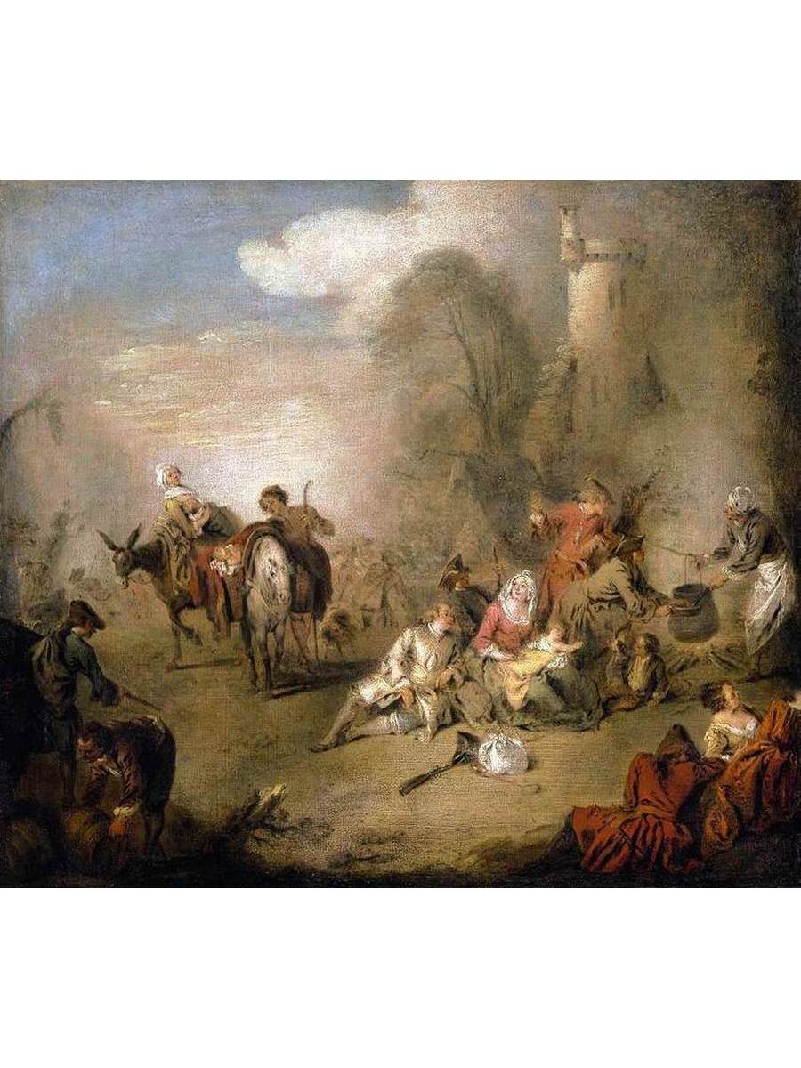 Постер DRABS A3 Пате Жан-Батист Soldiers and Camp Followers Resting from a March
Постер DRABS A3 Пате Жан-Батист Soldiers and Camp Followers Resting from a March